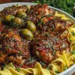 classic chicken cacciatore - featured image