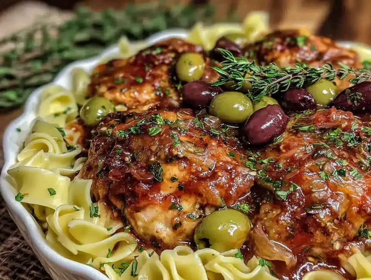 classic chicken cacciatore preparation steps