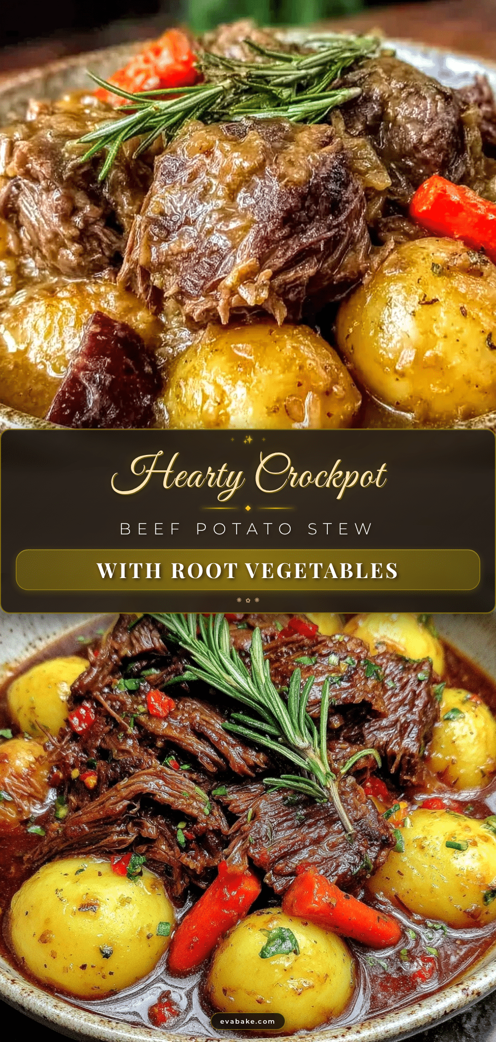 cozy crockpot beef and potato stew recipe