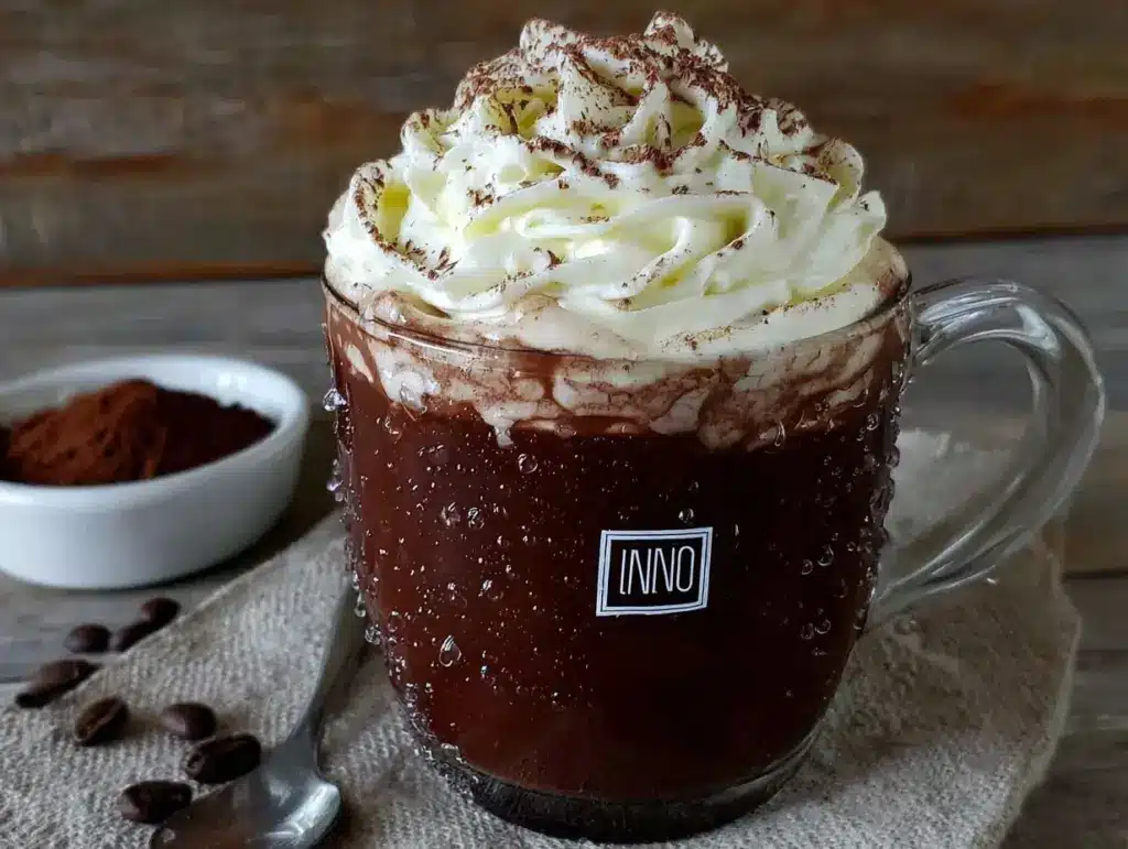 creamy baileys hot chocolate - featured image