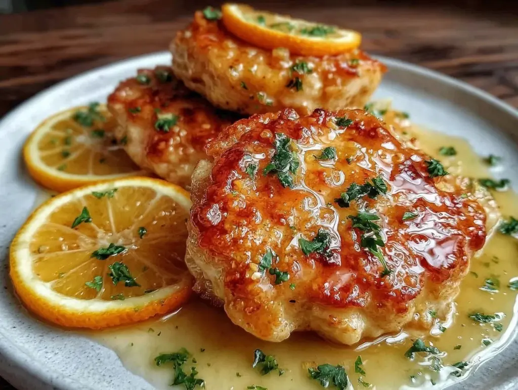 creamy chicken francese - featured image