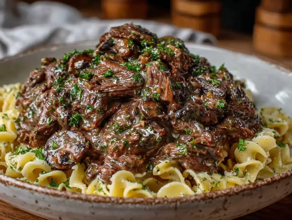 creamy classic beef stroganoff preparation steps