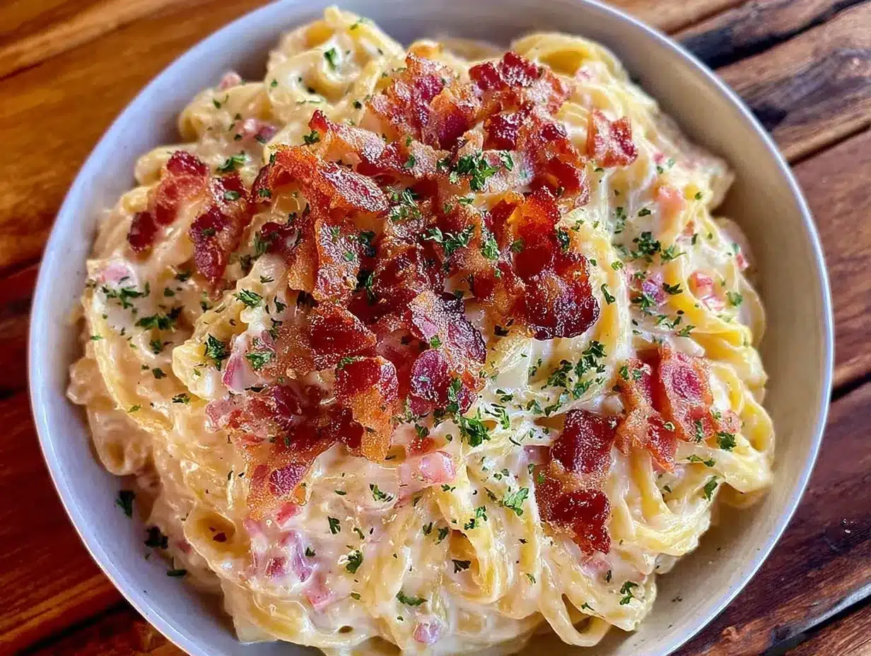 creamy classic fettuccine Alfredo preparation steps