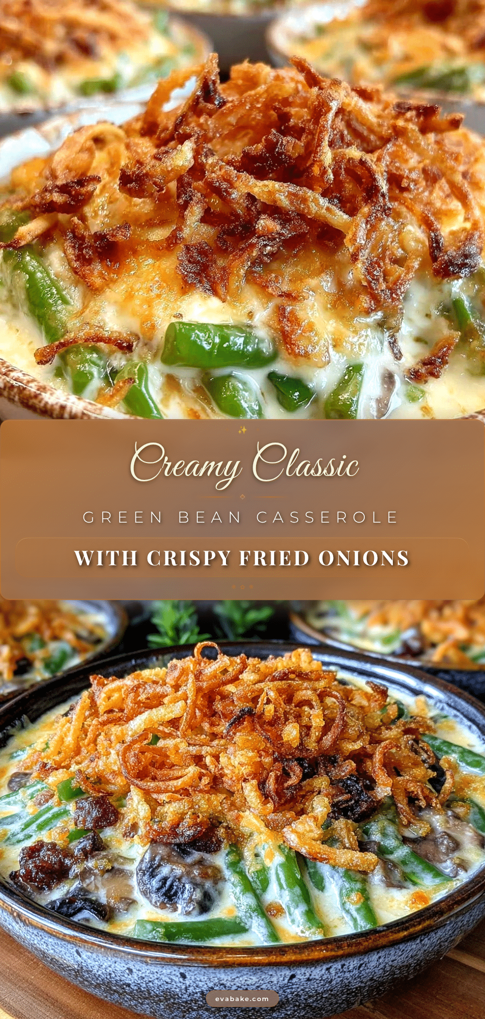 creamy classic green bean casserole recipe