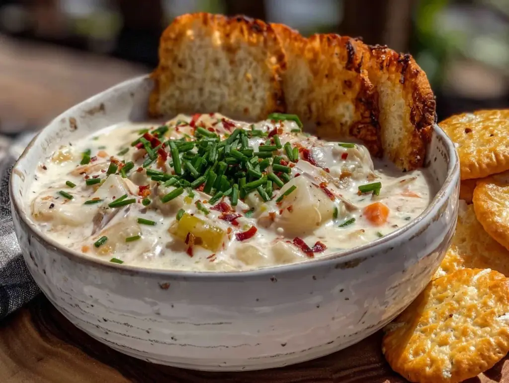 creamy classic New England clam chowder - featured image