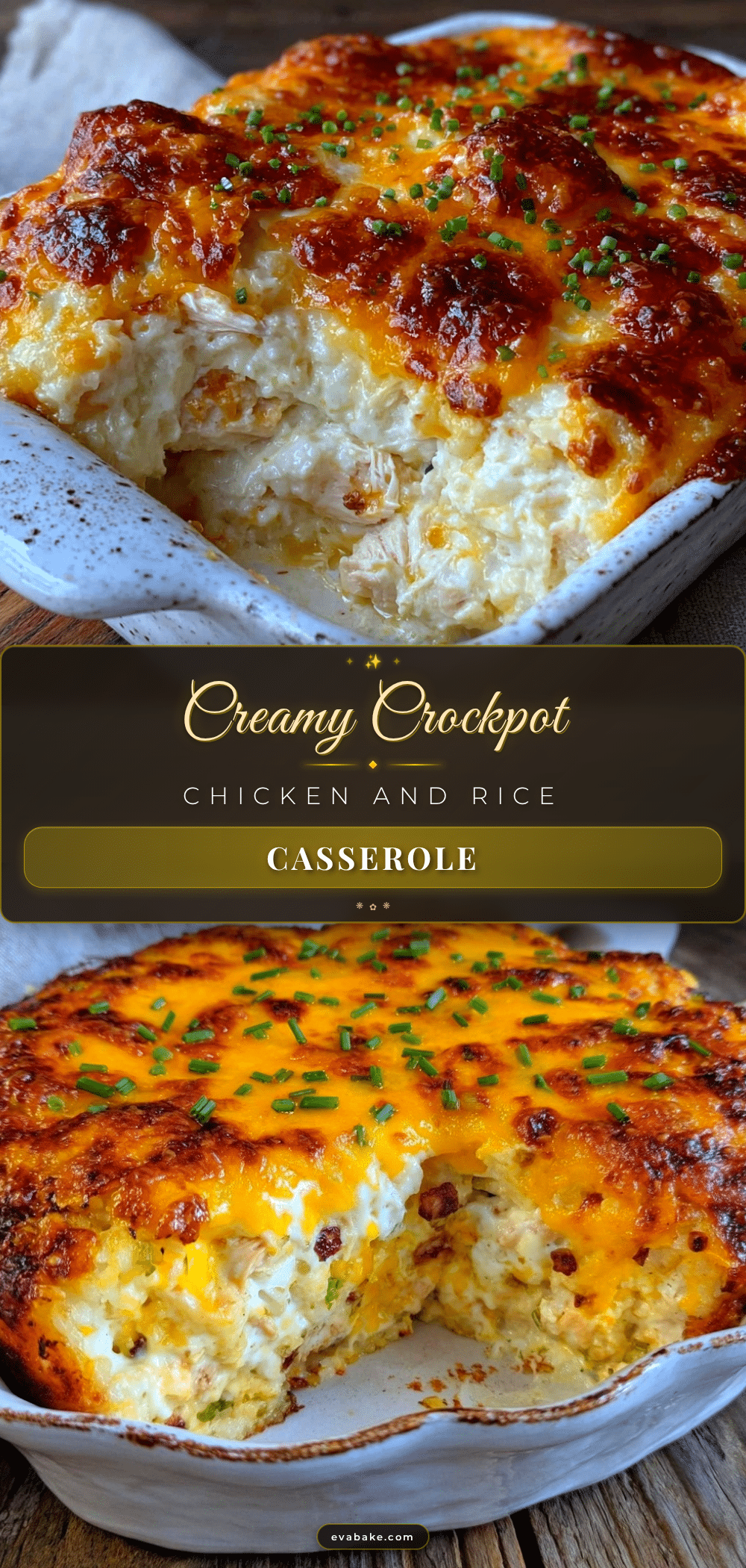 creamy crockpot chicken and rice casserole recipe