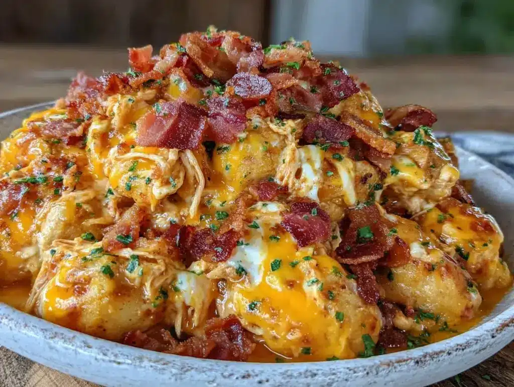 creamy crockpot crack chicken - featured image