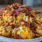 creamy crockpot crack chicken - featured image