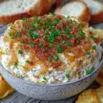 creamy french onion dip - featured image