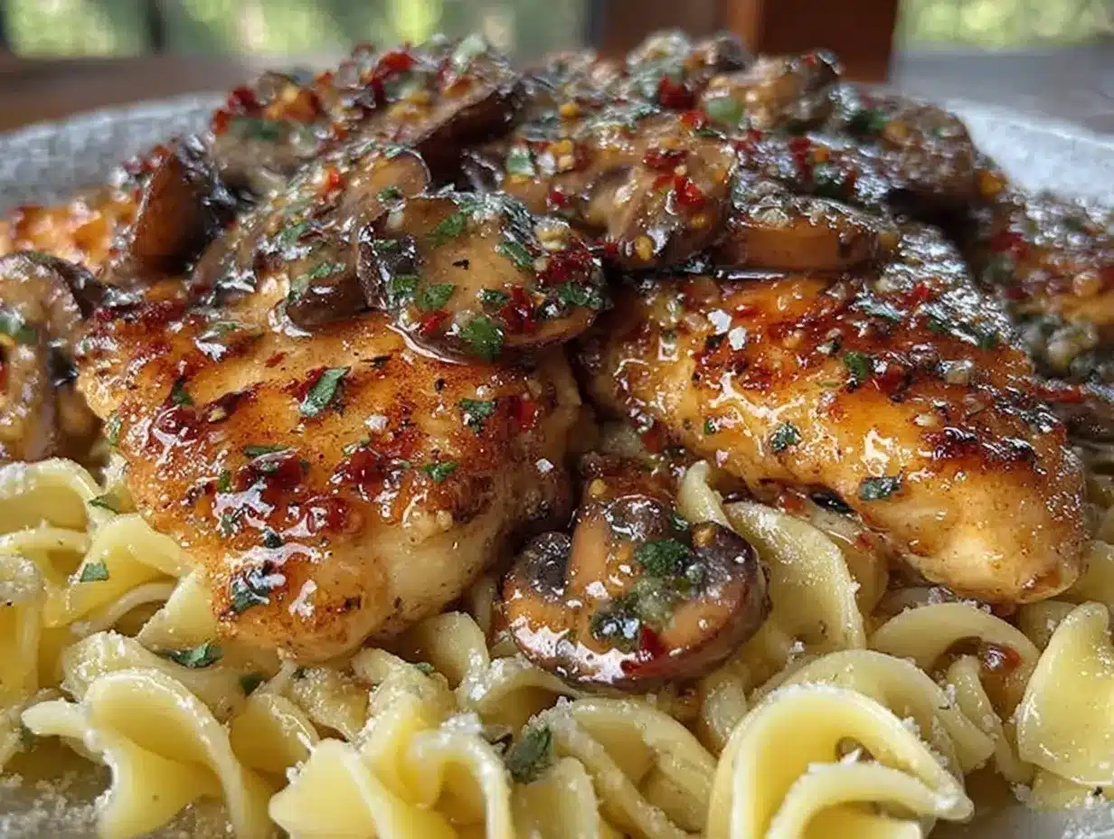 creamy garlic chicken marsala preparation steps