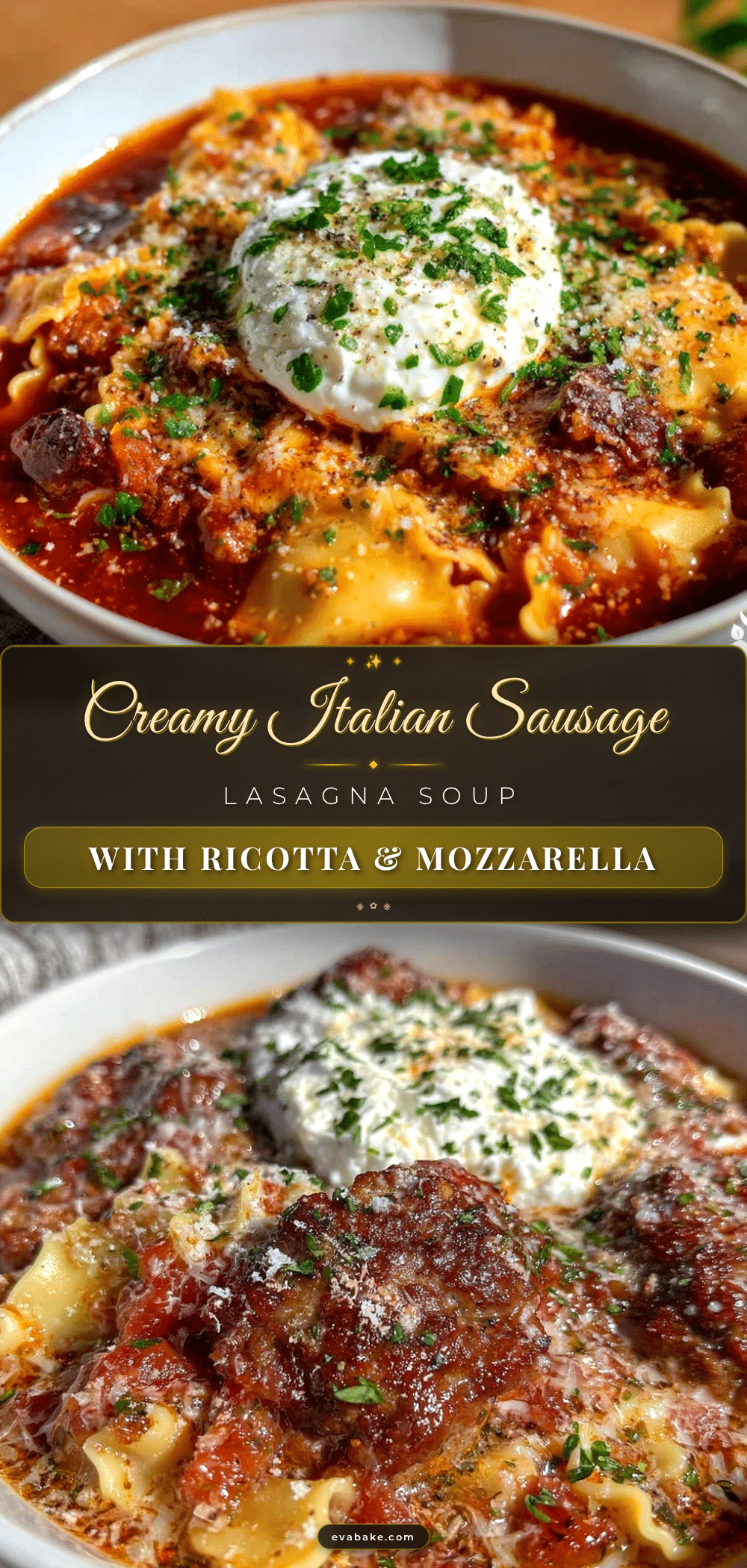creamy lasagna soup recipe
