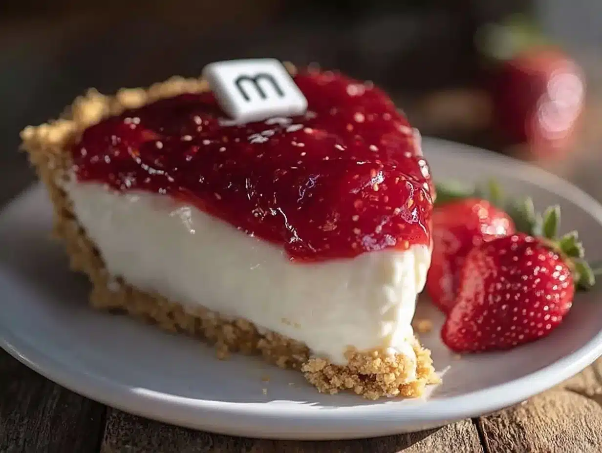 creamy no-bake strawberry jello pie preparation steps