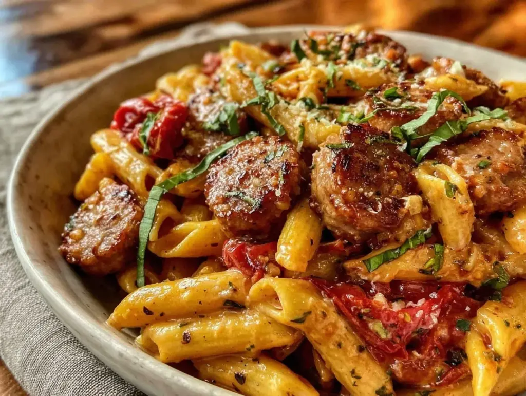 creamy penne alla vodka - featured image