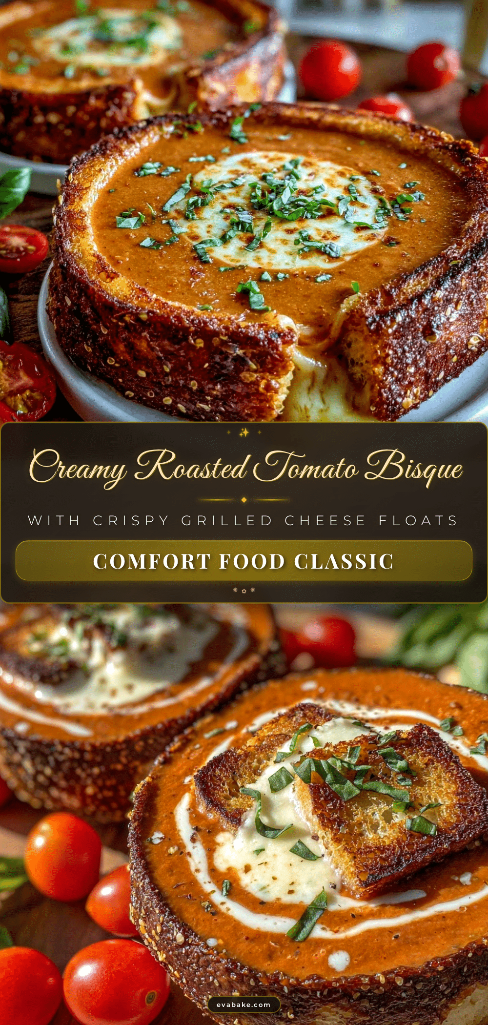 creamy roasted tomato bisque recipe