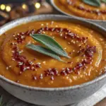 creamy slow cooker butternut squash soup - featured image