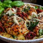 creamy tuscan chicken - featured image