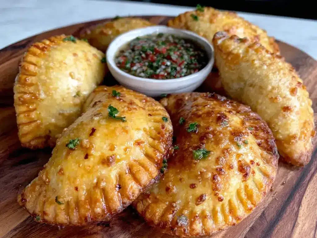 crispy air fryer beef empanadas - featured image