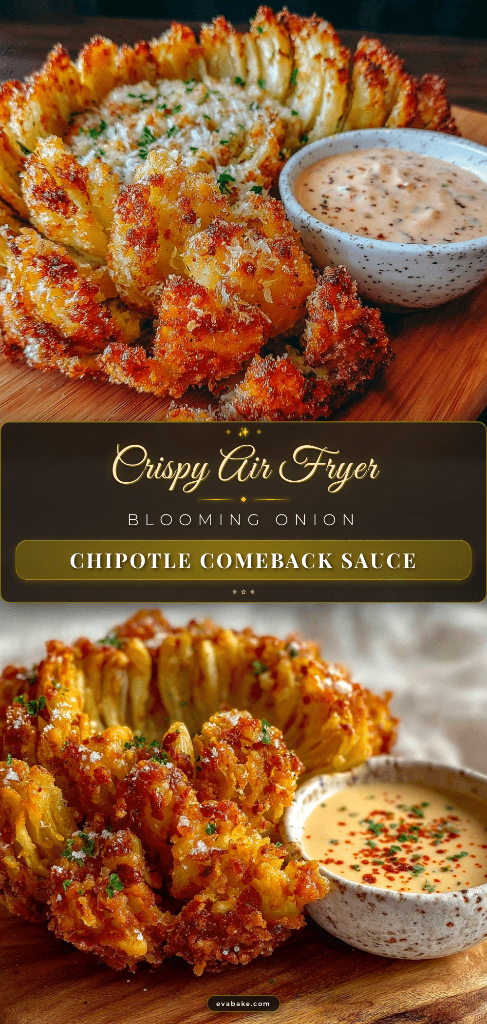 crispy air fryer blooming onion recipe
