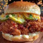 crispy air fryer chick-fil-a style chicken sandwich - featured image
