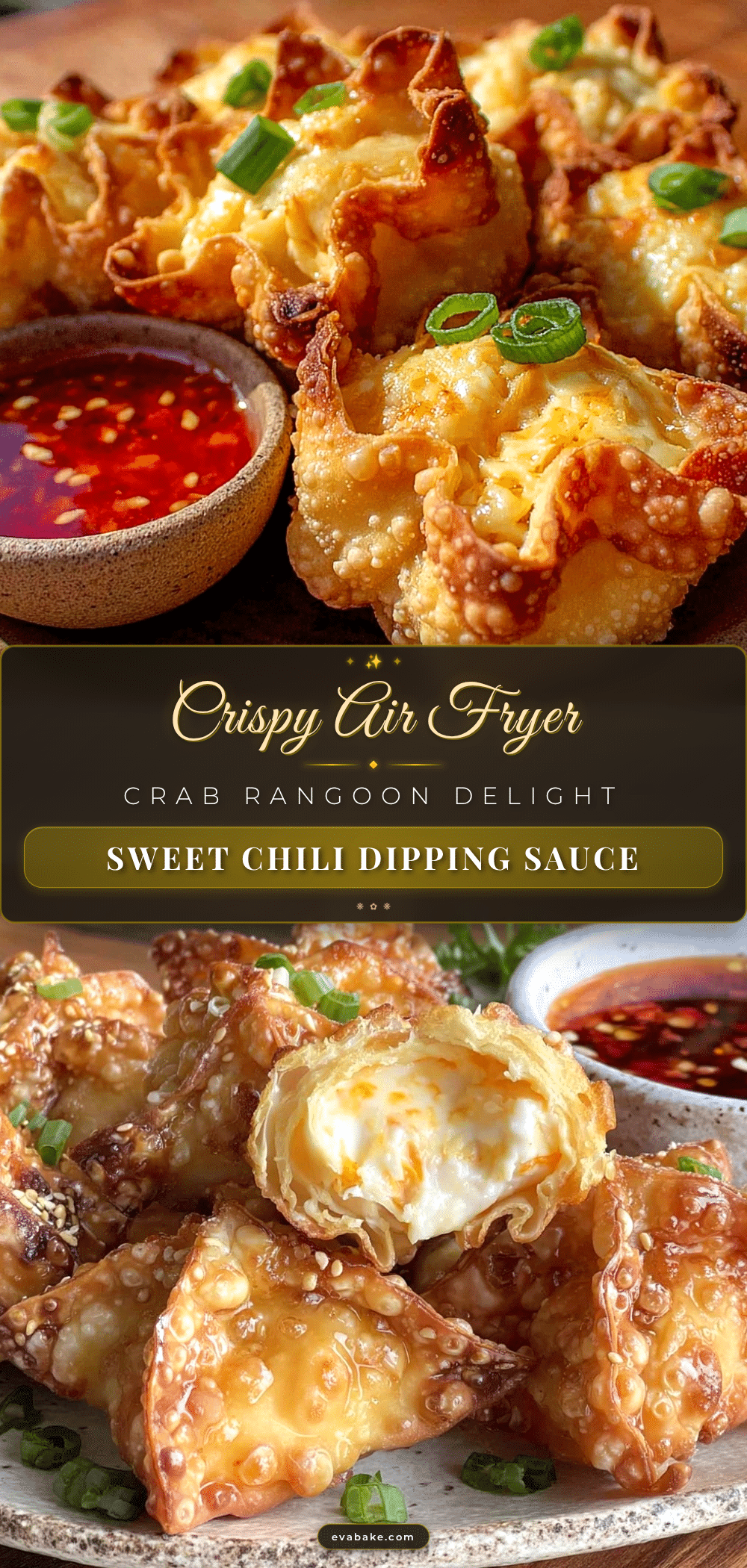 crispy air fryer crab rangoon recipe recipe