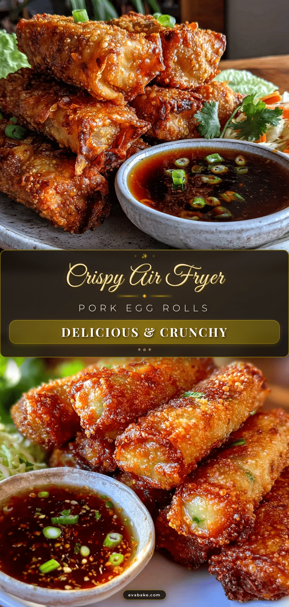 crispy air fryer egg rolls recipe