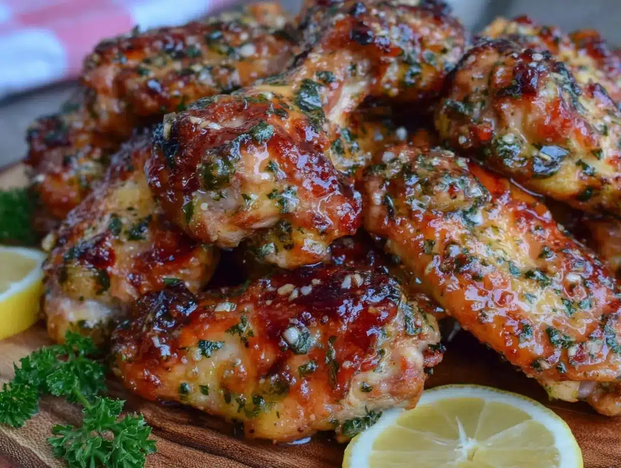 crispy air fryer lemon pepper chicken wings preparation steps