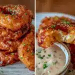 crispy air fryer onion rings - featured image