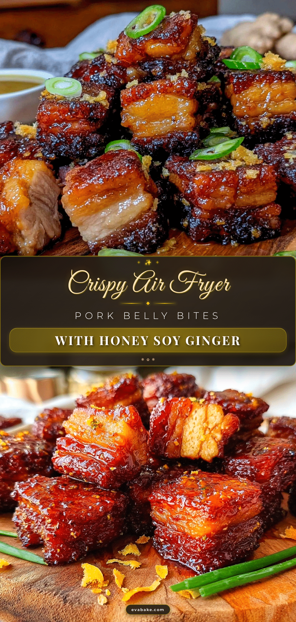 crispy air fryer pork belly bites recipe