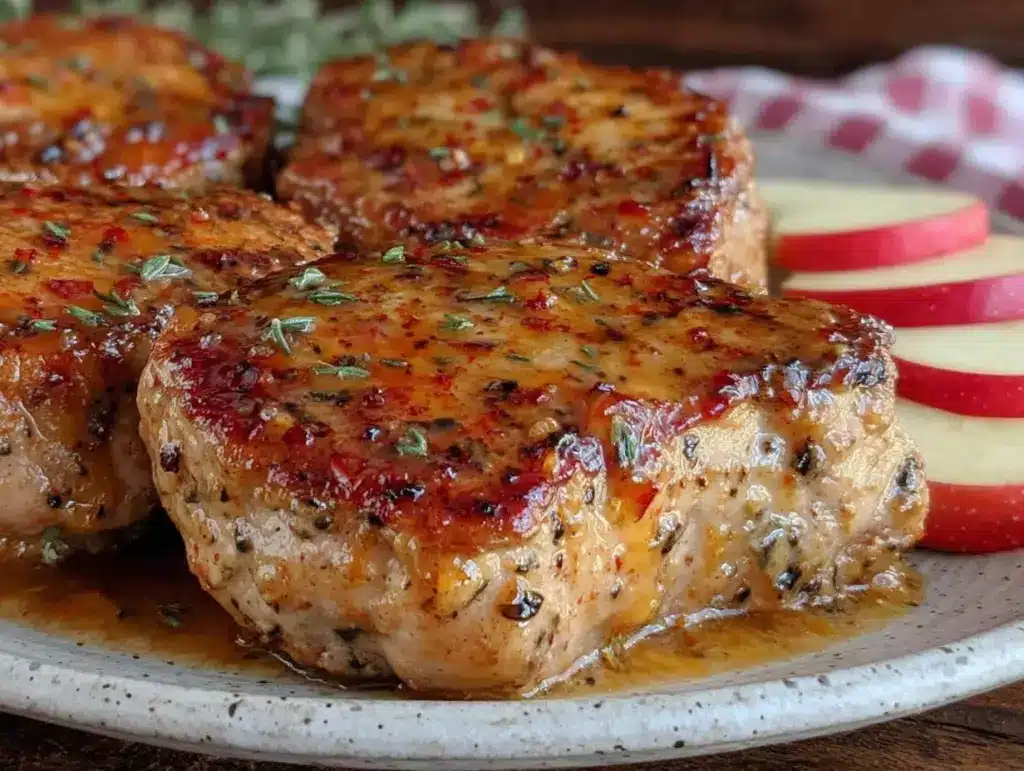 crispy air fryer pork chops - featured image