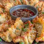 crispy air fryer potstickers - featured image