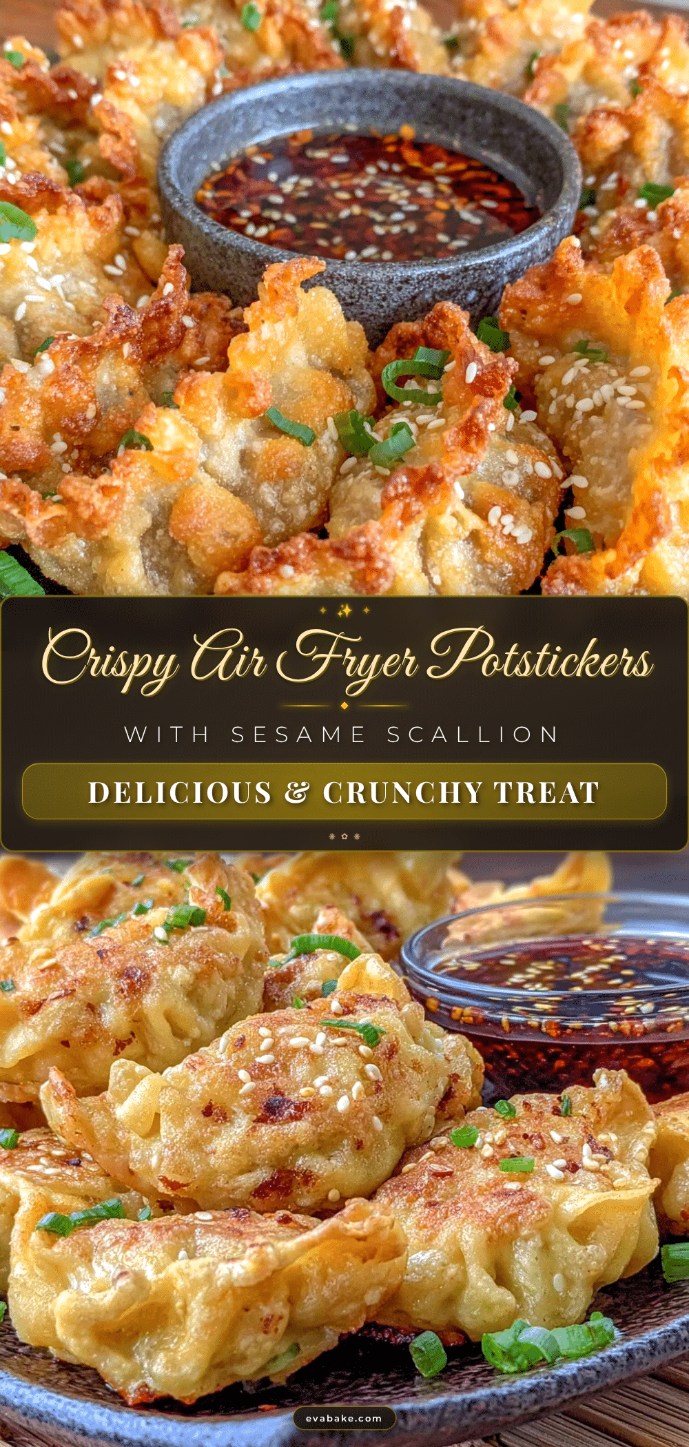 crispy air fryer potstickers recipe