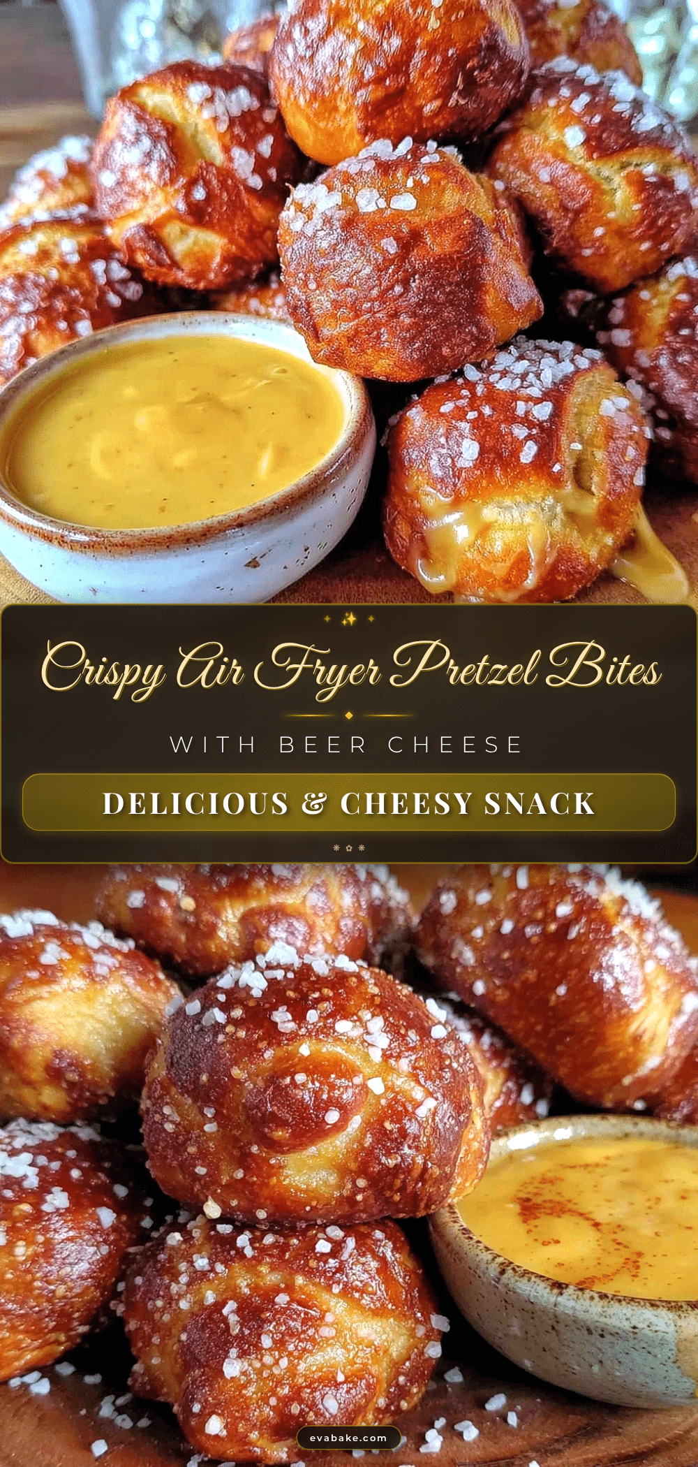 crispy air fryer pretzel bites recipe
