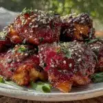 crispy baked honey soy chicken thighs - featured image