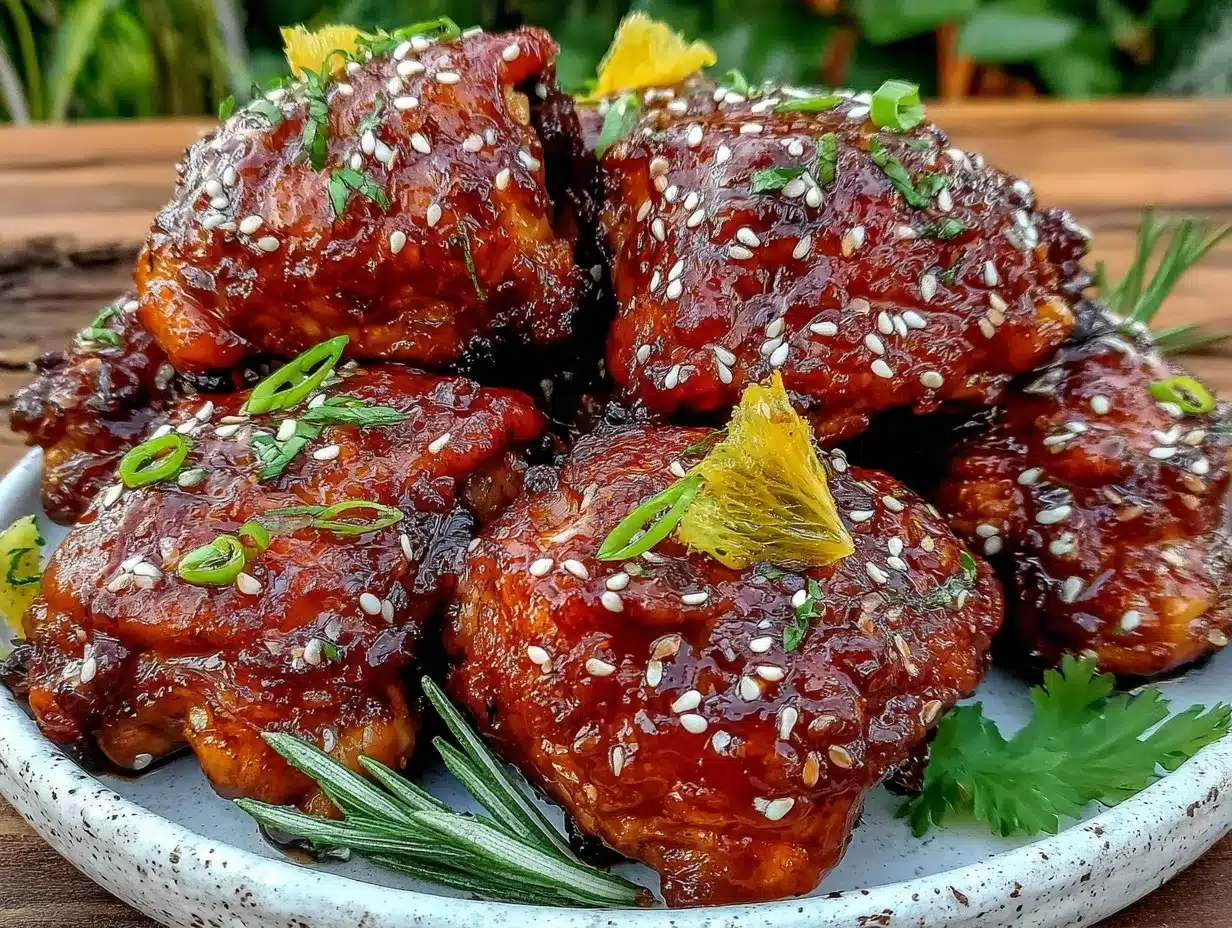 crispy baked honey soy chicken thighs preparation steps
