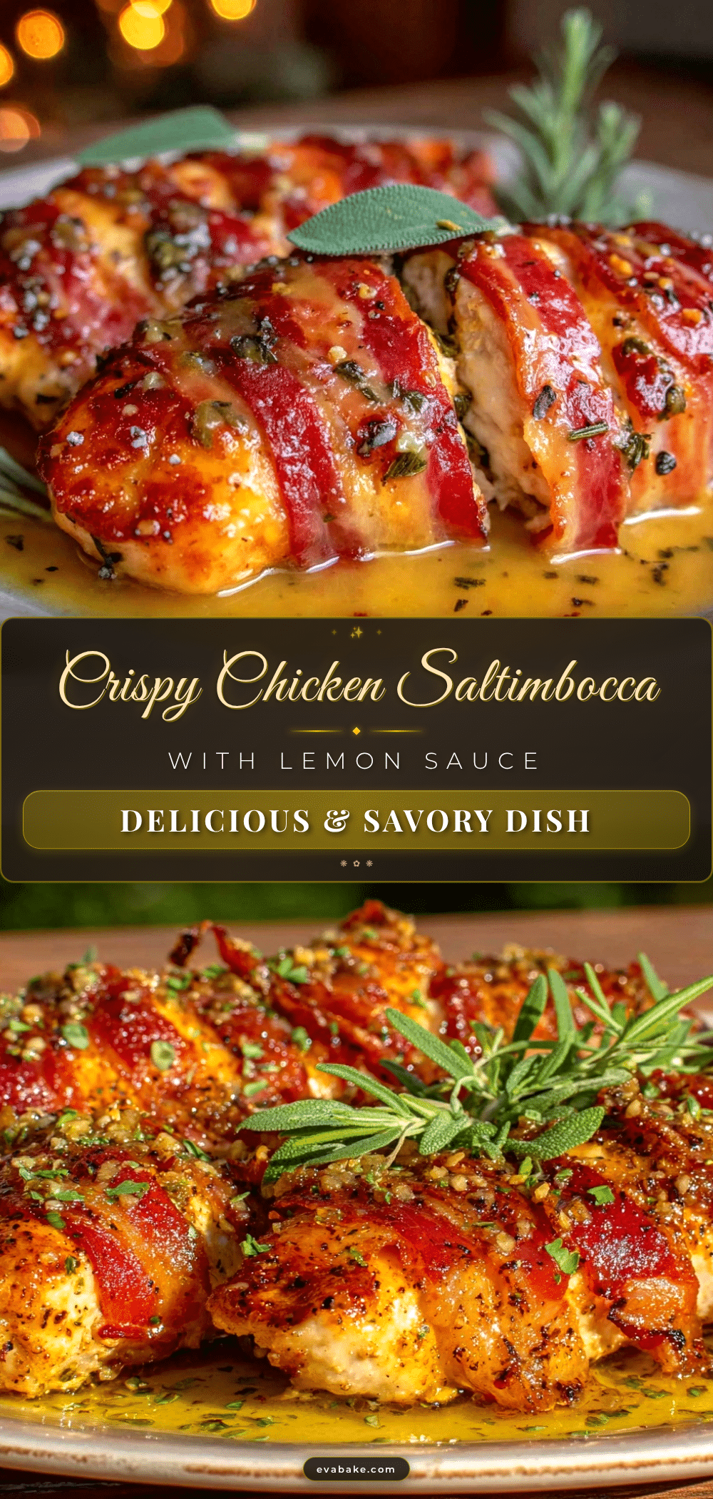 crispy chicken saltimbocca recipe