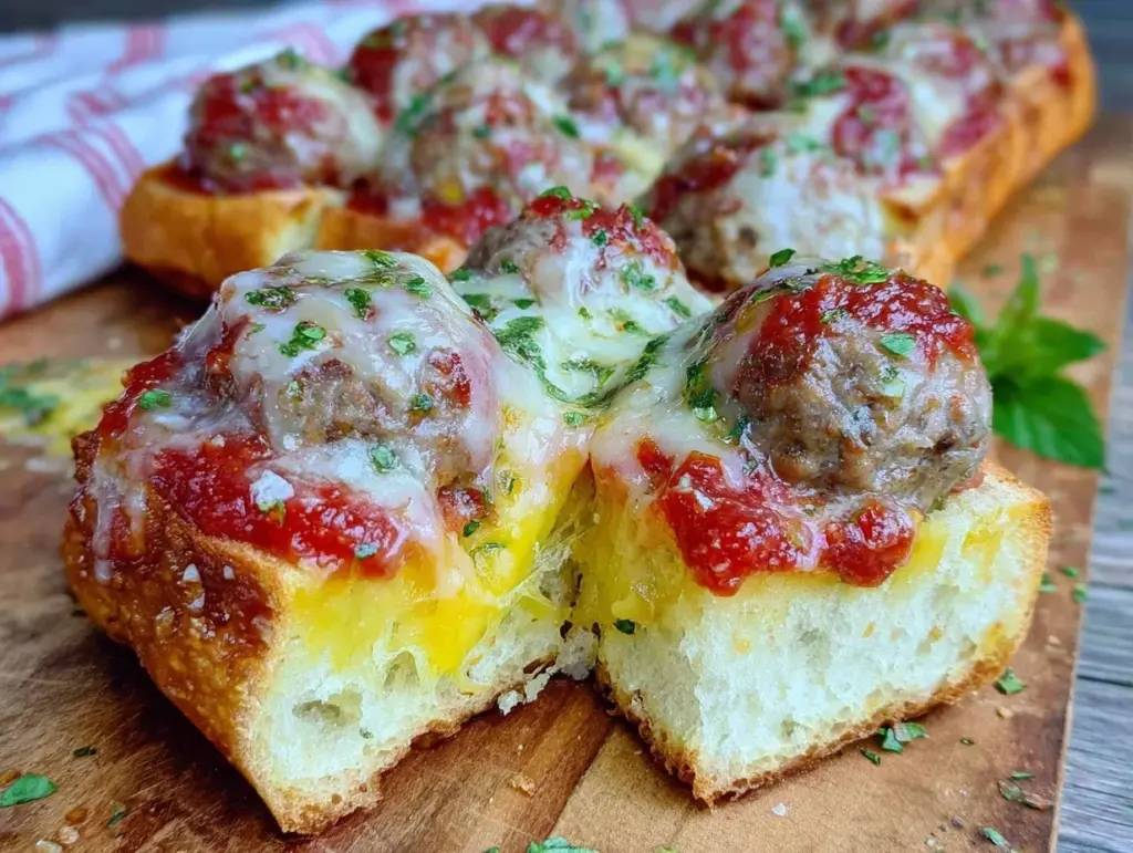 crispy meatball sub bake - featured image