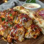 crispy oven roasted chicken shawarma - featured image