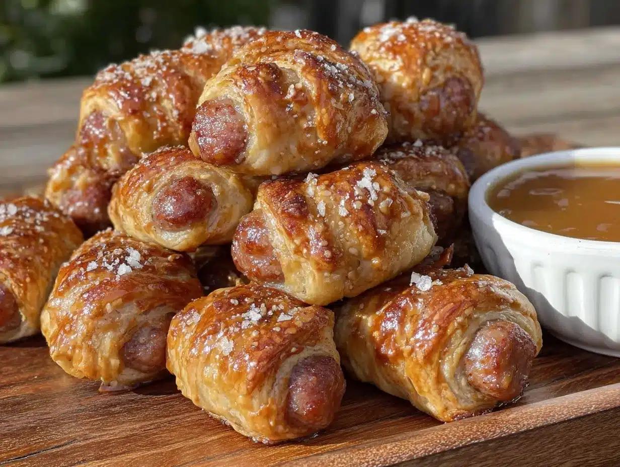 crispy pigs in a blanket preparation steps