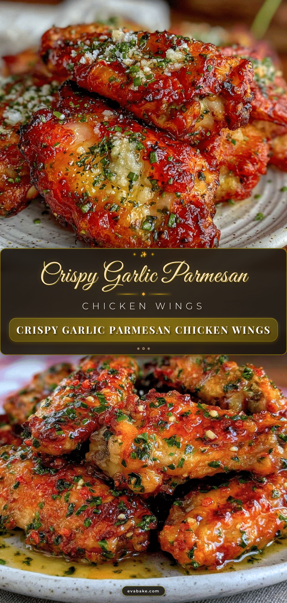 crispy sheet pan garlic parmesan chicken wings recipe