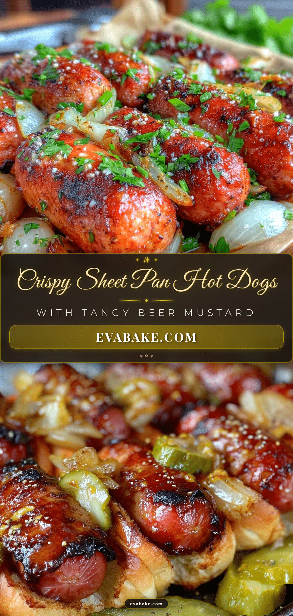 crispy sheet pan hot dogs recipe
