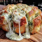 crispy spinach and artichoke dip pull-apart bread - featured image