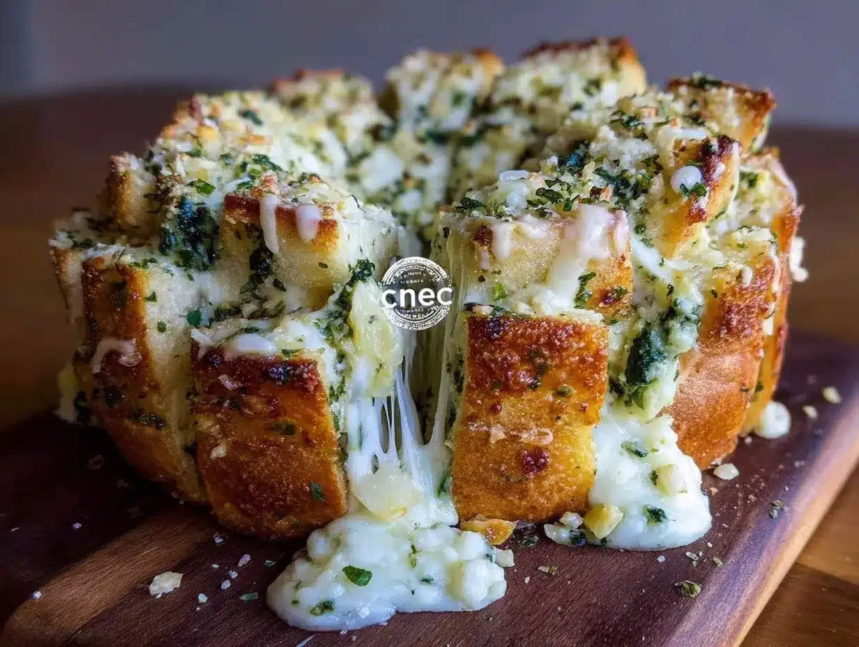 crispy spinach and artichoke dip pull-apart bread preparation steps