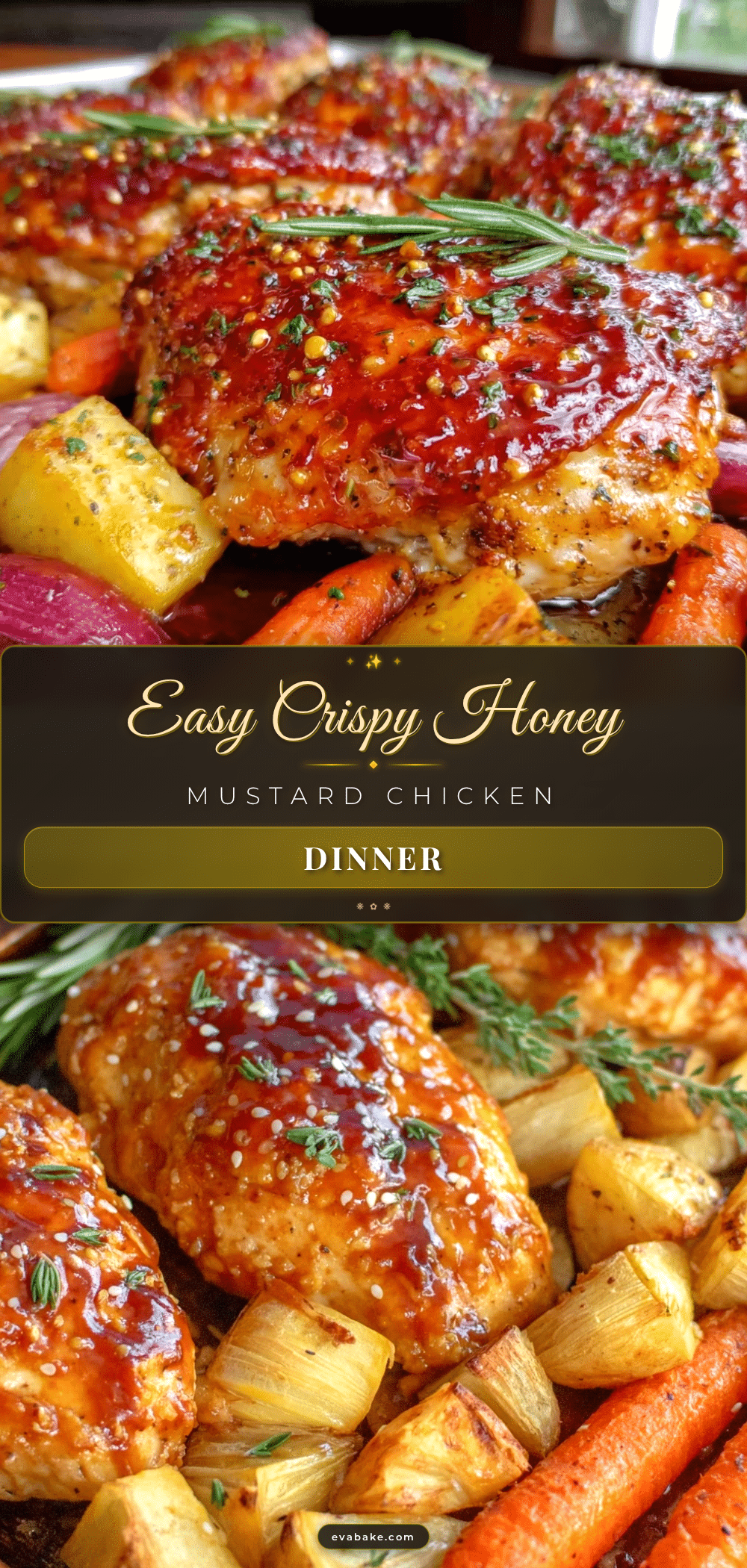easy crispy honey mustard chicken recipe