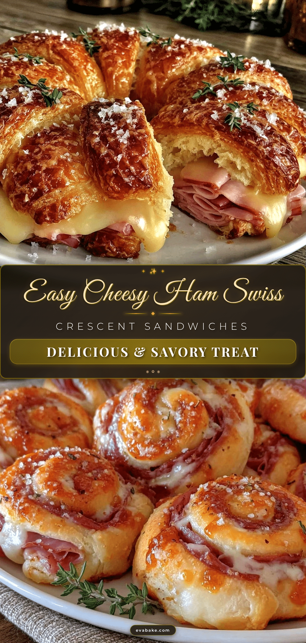 easy mini crescent sandwiches recipe