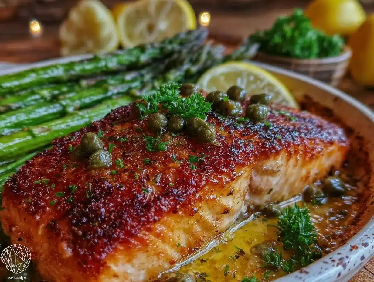 easy one-pan salmon recipe preparation steps