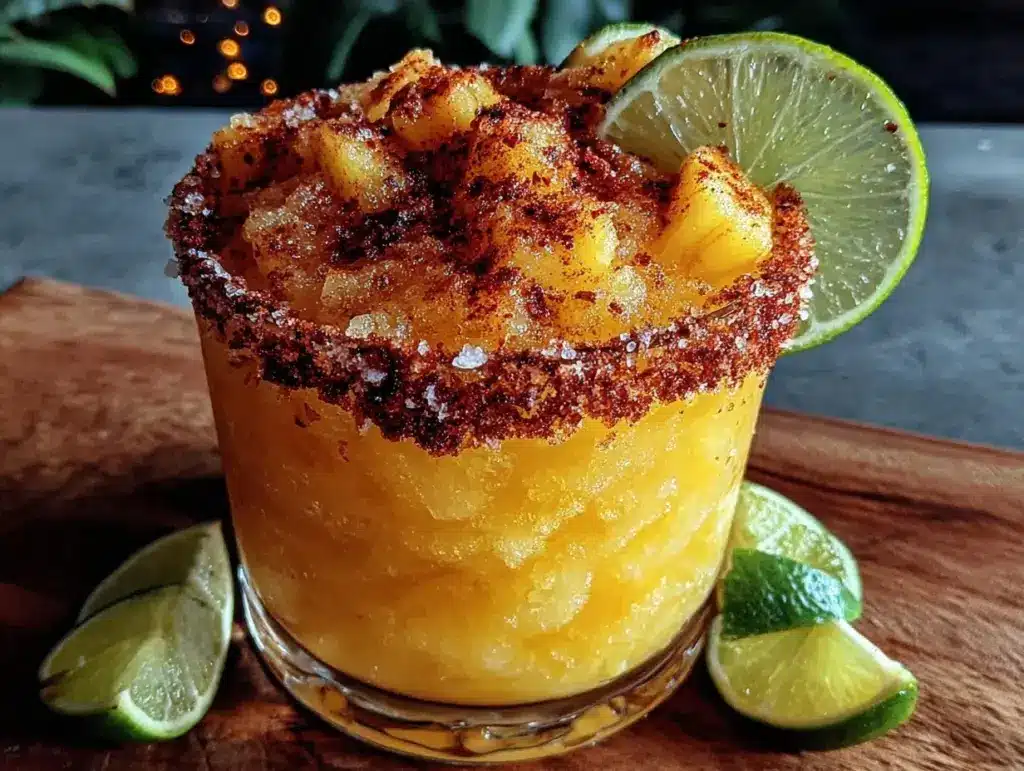 frozen pineapple margarita - featured image