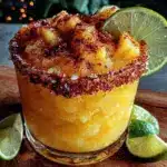 frozen pineapple margarita - featured image