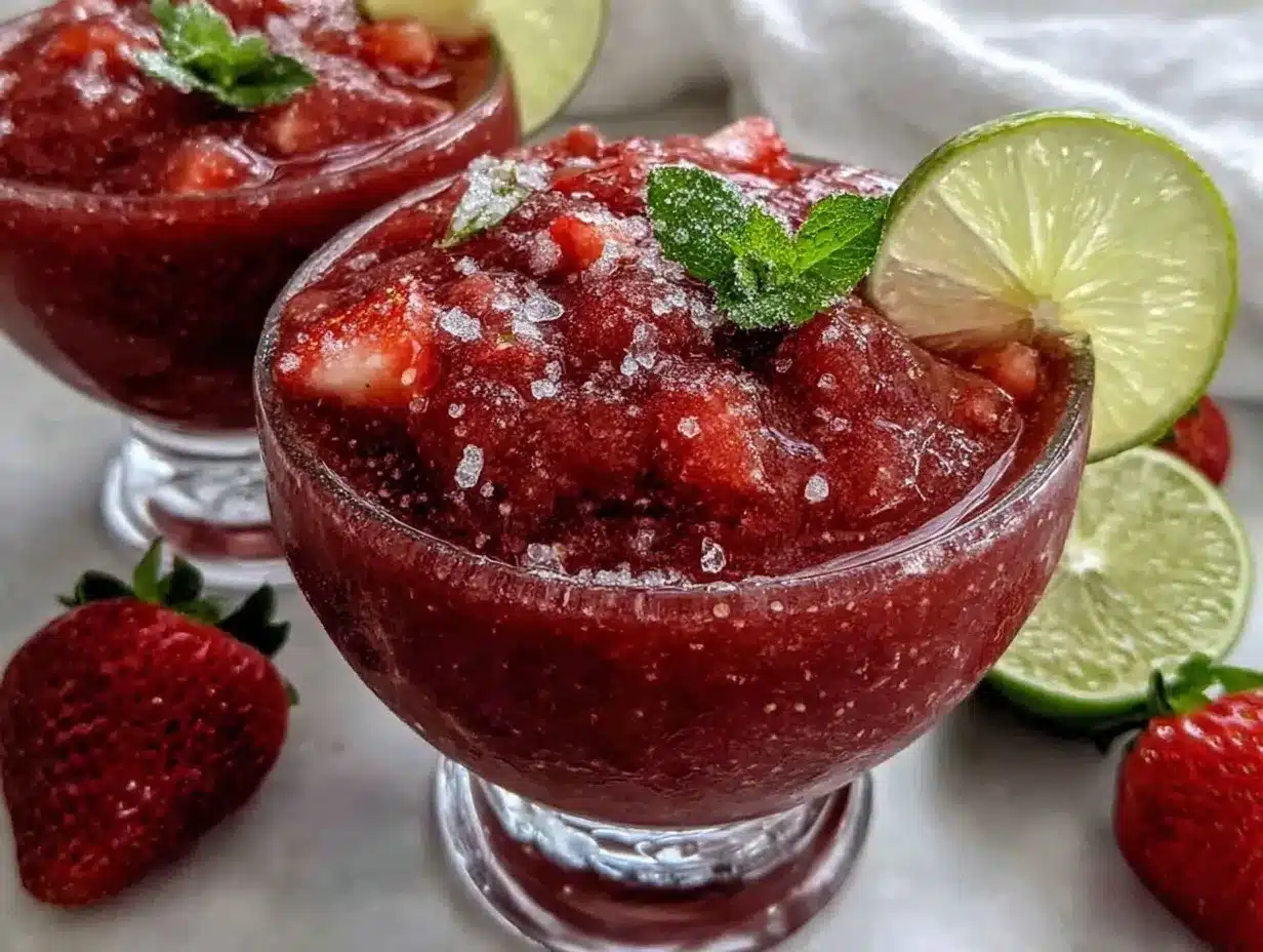 frozen strawberry daiquiri preparation steps