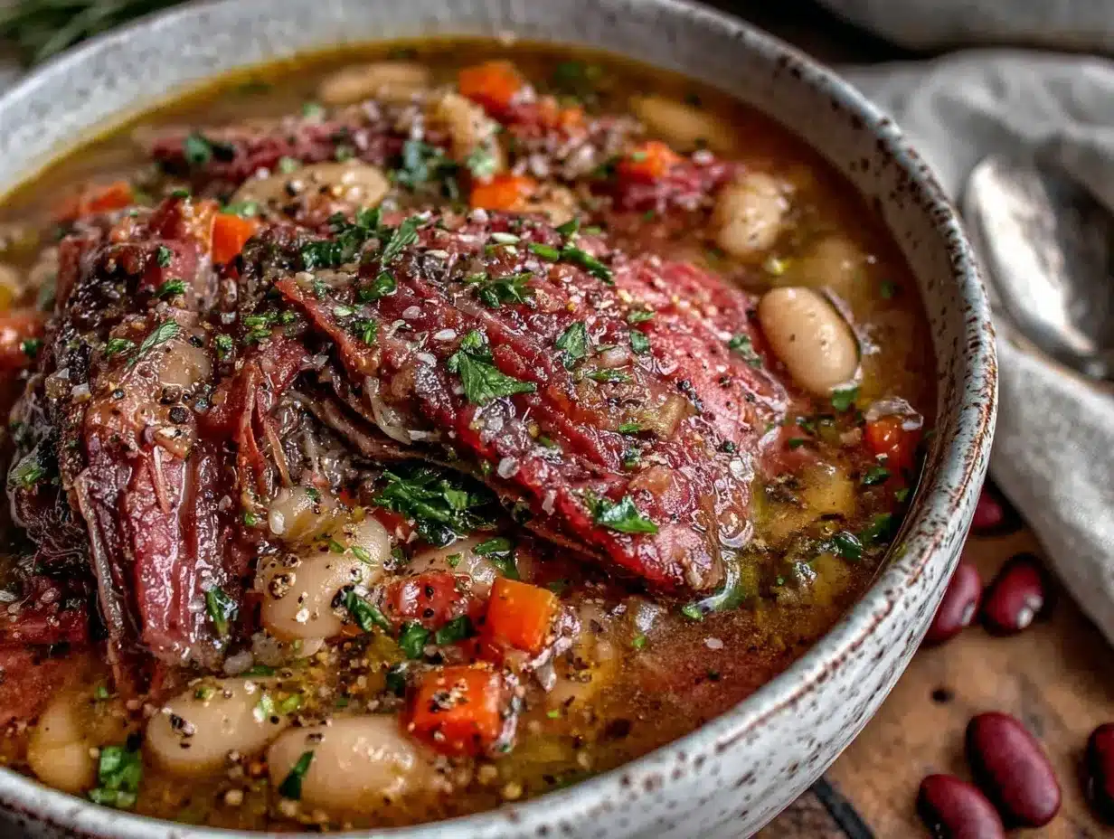 hearty ham and bean soup preparation steps