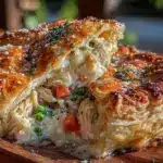 homemade chicken pot pie - featured image